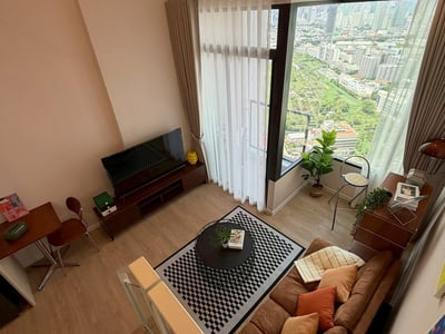 Siamese Rama 9 — High Floor Duplex Residence with Unblocked City View