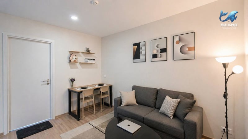 KLOS Ratchada 7 — Modern Minimalist Unit | Walk to MRT | Private Low-Rise photo 3