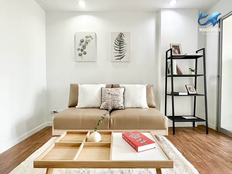 Fah Dome Condo — Spacious 1-Bedroom Minimalist Unit on High Floor | Near Thammasat University Rangsit photo 2