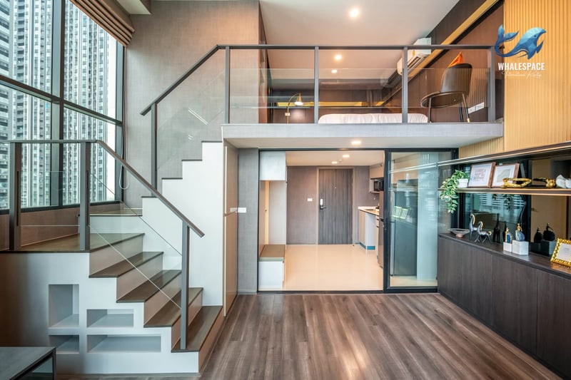KnightsBridge Space Rama 9 — Duplex Corner Unit | High Ceiling | Near MRT Rama 9 photo 2