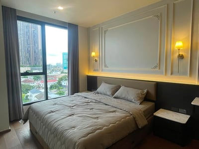 Ideo Q Sukhumvit 36 - ให้เช่า 1 ห้องนอน 46 ตร.ม. ชั้น 9 ตกแต่งบิ้วอินใหม่ หรูหรา ไม่เคยมีใครอยู่ ใกล้ BTS ทองหล่อ