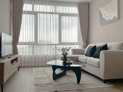 Metro Sky Prachachuen — 21st Floor Tower B | Large 2BR Unit (60 sqm) | High Floor City View | Digital Door Lock photo 2