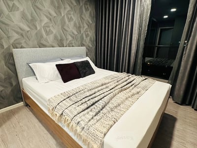 Atmoz Tropicana Bangna — ห้องแต่งครบพร้อมอยู่แบบ Bedroom Plus ชั้น 6 วิวโล่งไม่มีบล็อก เฟอร์นิเจอร์ SB ครบชุด