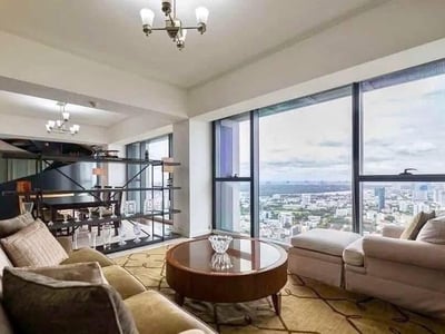 The Met Sathorn — Rare Duplex River View | Private Lift | Sathorn