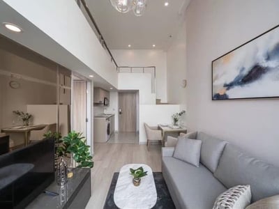 Knightsbridge Prime Sathorn — Duplex Corner Unit | High Floor City View | Near BTS Chong Nonsi