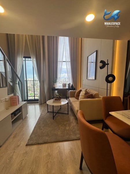 SOHO Bangkok Ratchada — New Duplex Residence | High Ceiling Living | Near MRT Huai Khwang photo 3
