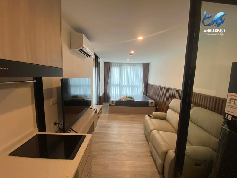 Origin Play Sri Udom Station — Brand New Pet-Friendly 1-Bedroom | High-Floor Comfort | Electric Smart Sofa photo 3