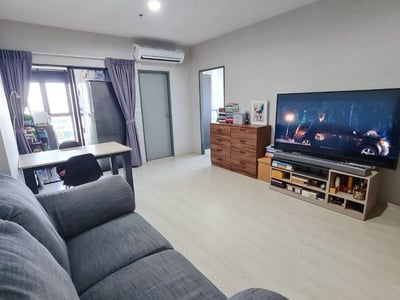 ไอดีโอ สุขุมวิท 115 — 2 ห้องนอน ชั้น 25 ติด BTS ปู่เจ้า | เครื่องซัก-อบผ้าในตัว | วิวสูงทิศตะวันออก
