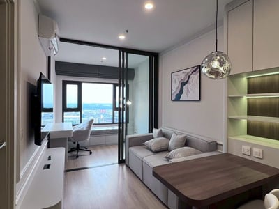 Life Rama 4 - Asoke — High Floor (24th) | Stunning River View | 1-Bed Plus Built-in