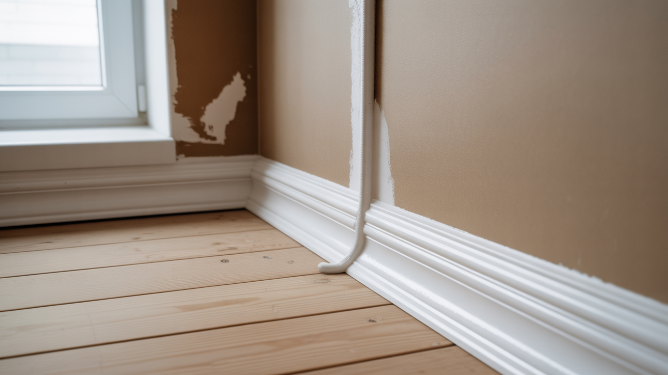 6. Caulk Cracks Around Trim and Joints
