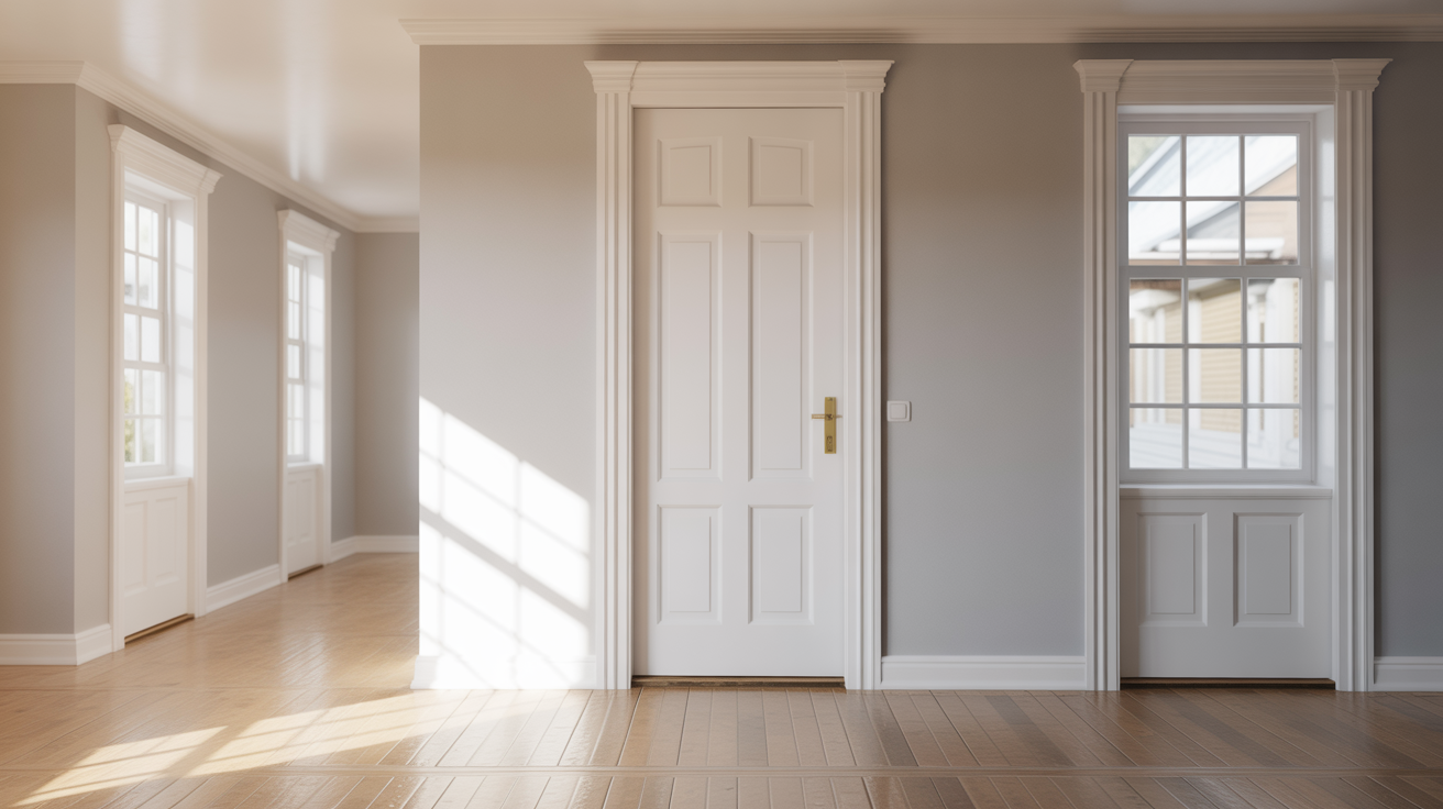 Cleanup and Maintaining Freshly Painted Trim and Doors