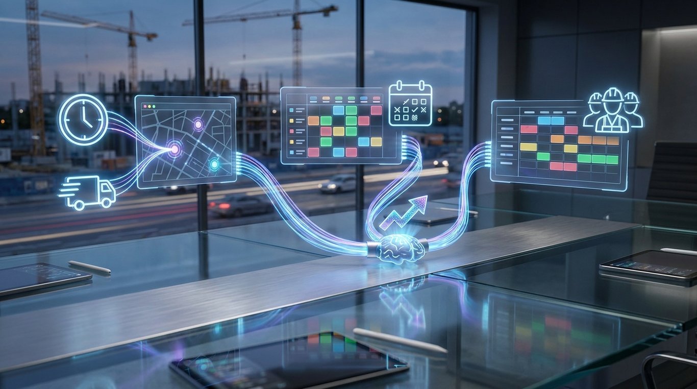 Linking ETAs, Site Calendars, and Crew Schedules with AI and Forecasting