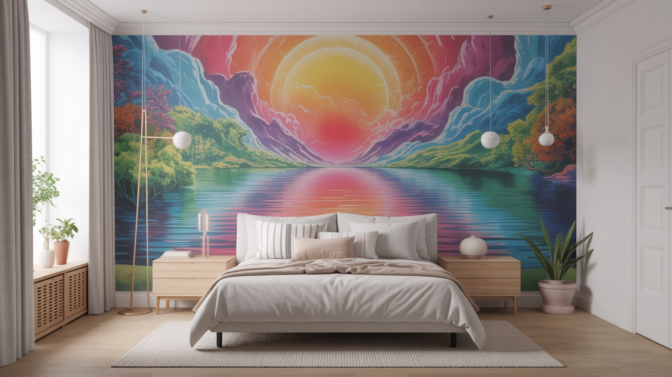 Integrating Murals into Different Rooms