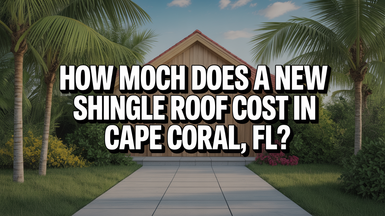 How Much Does a New Shingle Roof Cost in Cape Coral, FL?