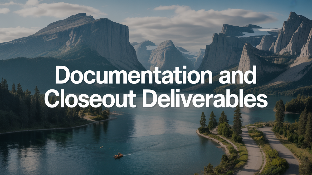 Documentation and Closeout Deliverables