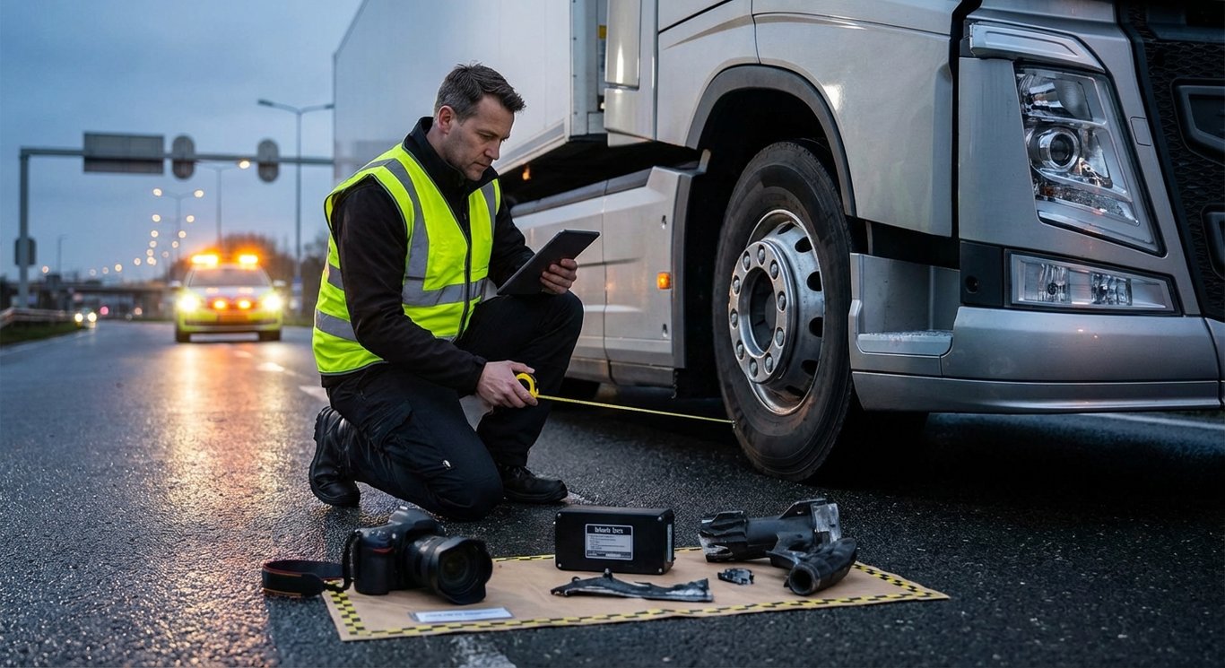 Proving Fault: Key Evidence in Truck Cases