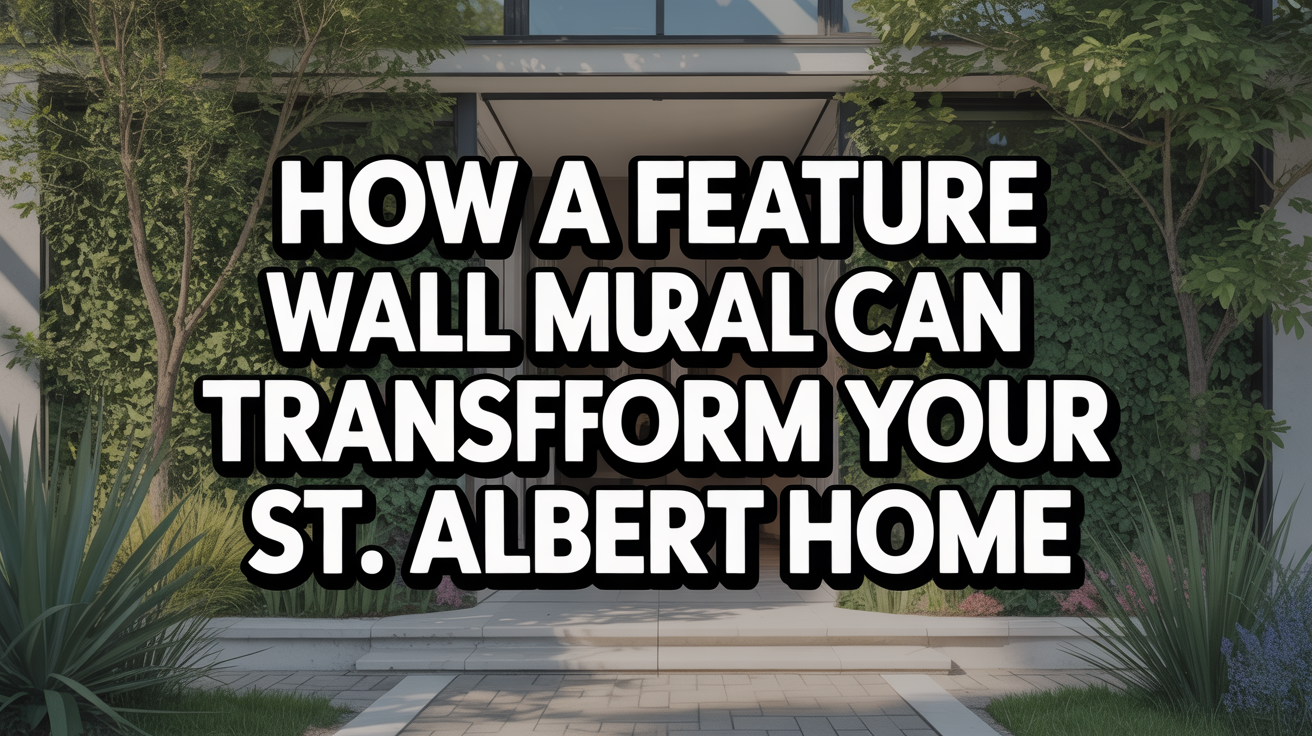 How a Feature Wall Mural Can Transform Your St. Albert Home