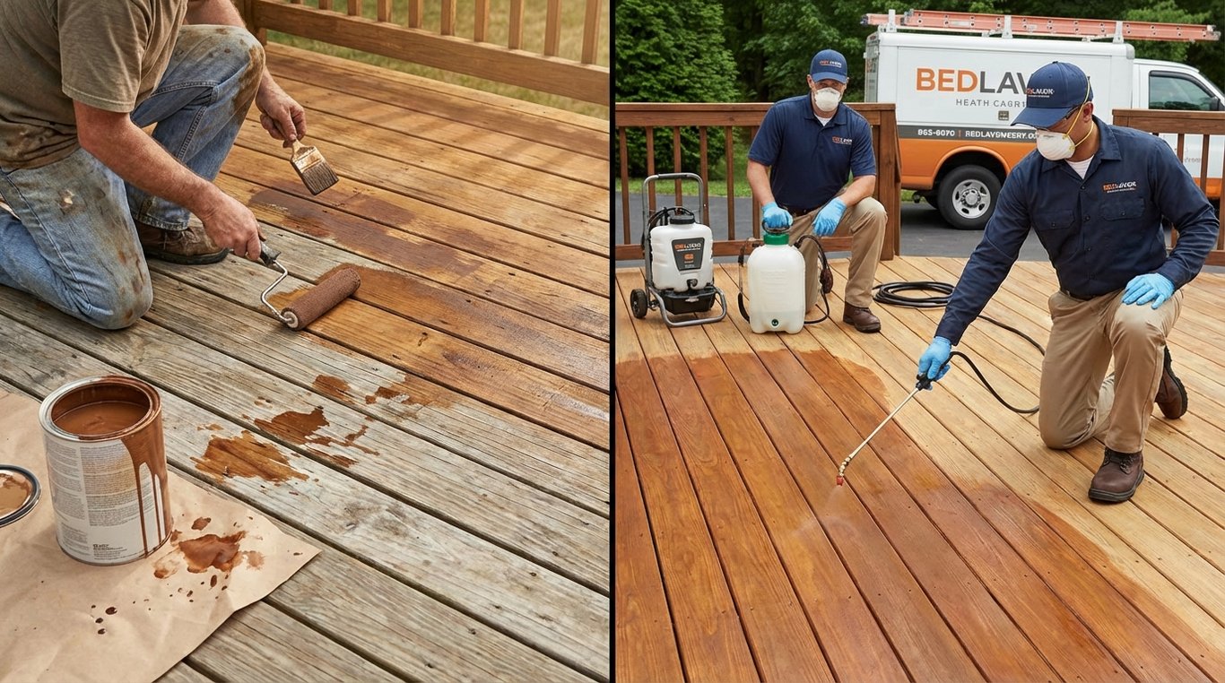 DIY vs. Professional Deck Staining
