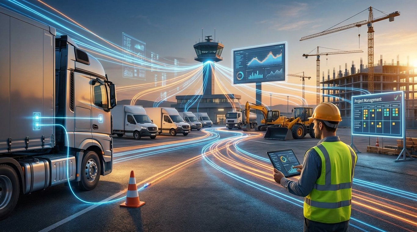 Measuring ROI and Performance of Telematics‑Enabled Construction Logistics