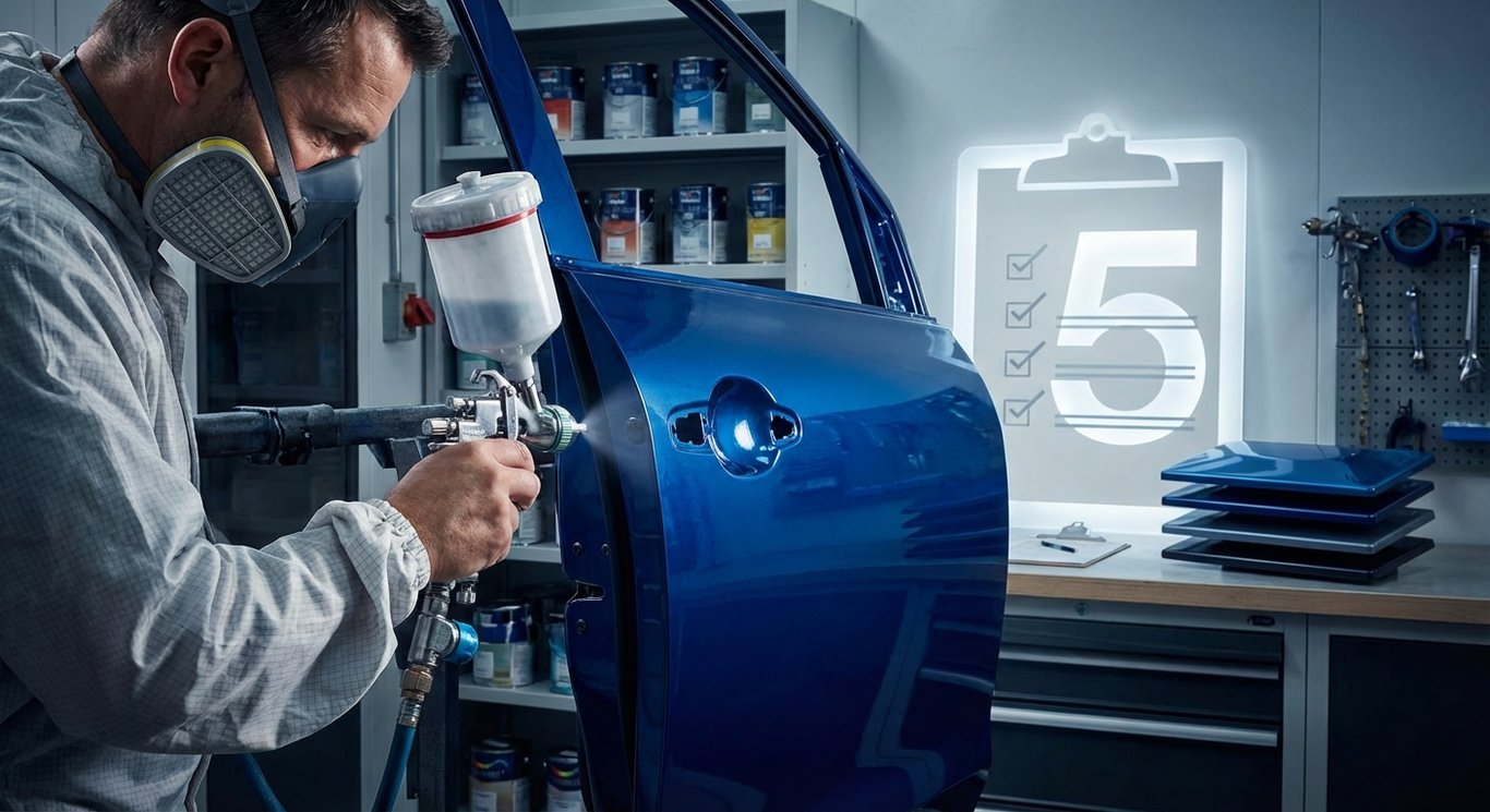 Step 5: Professional Paint Application