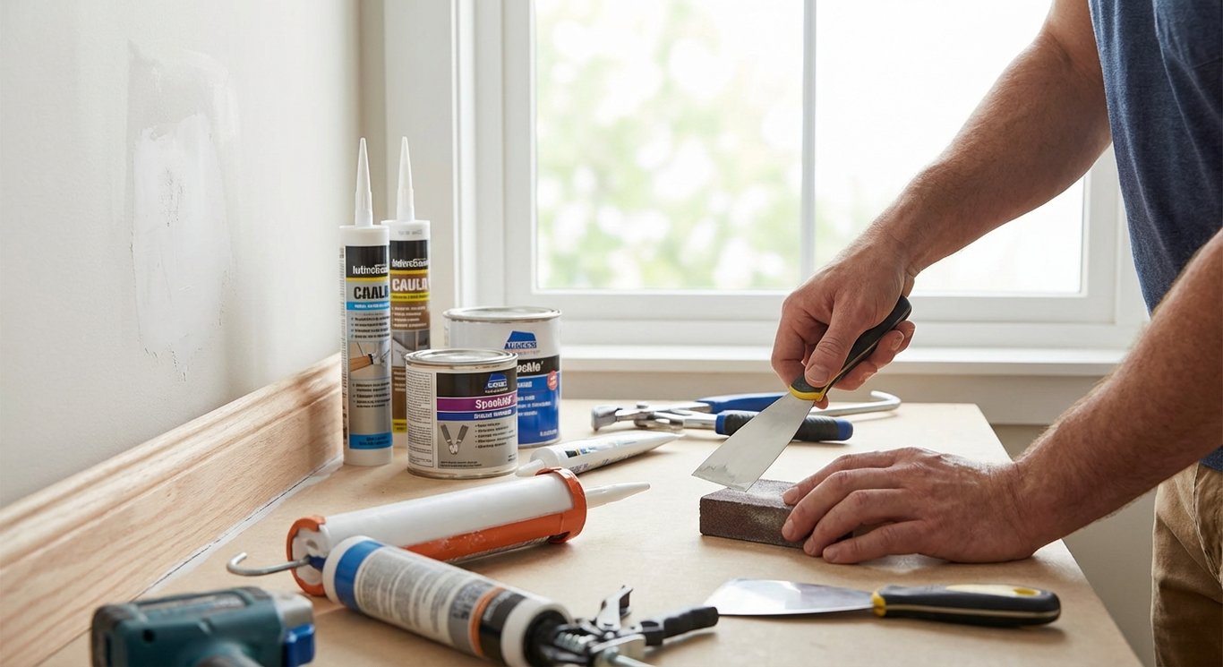 Filling, Caulking, and Finishing Prep