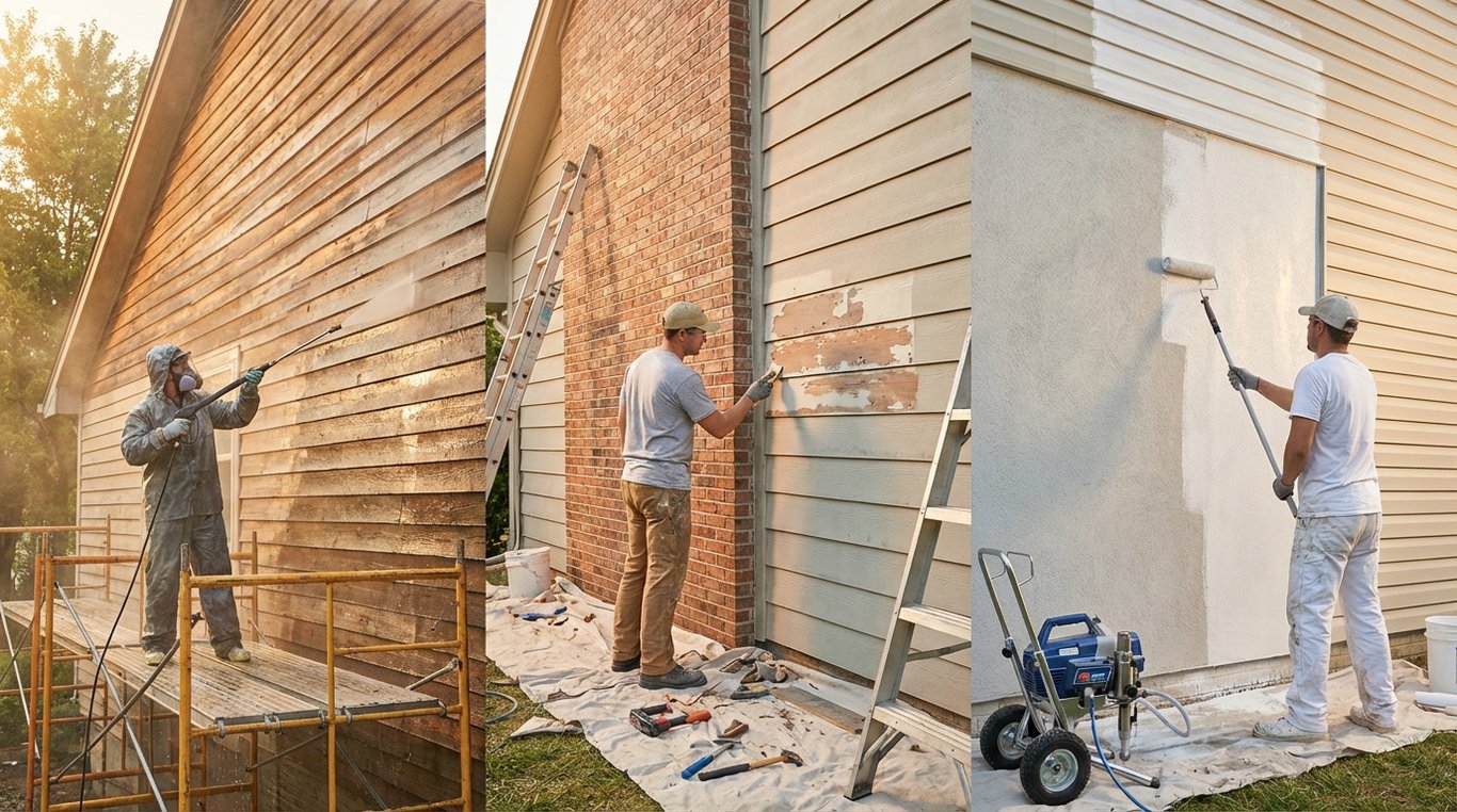 Step-by-Step Surface Preparation for All Siding Types