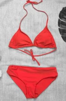 FUNFIT RAINBOW SUMMER BIKINI SET BURNT ORANGE SIZE S TWO-PIECE SWIMSUIT