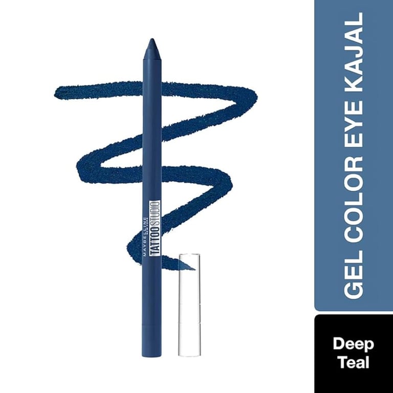 MAYBELLINE TATTOO STUDIO DEEP TEAL GEL PENCIL EYELINER LONG-LASTING