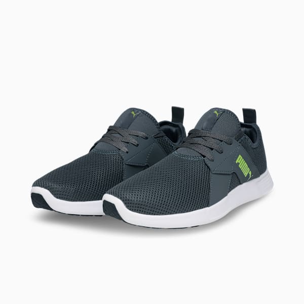 PUMA Core Progressive Shoes 380815022 - Dark Shadow-Limepunch - UK 10