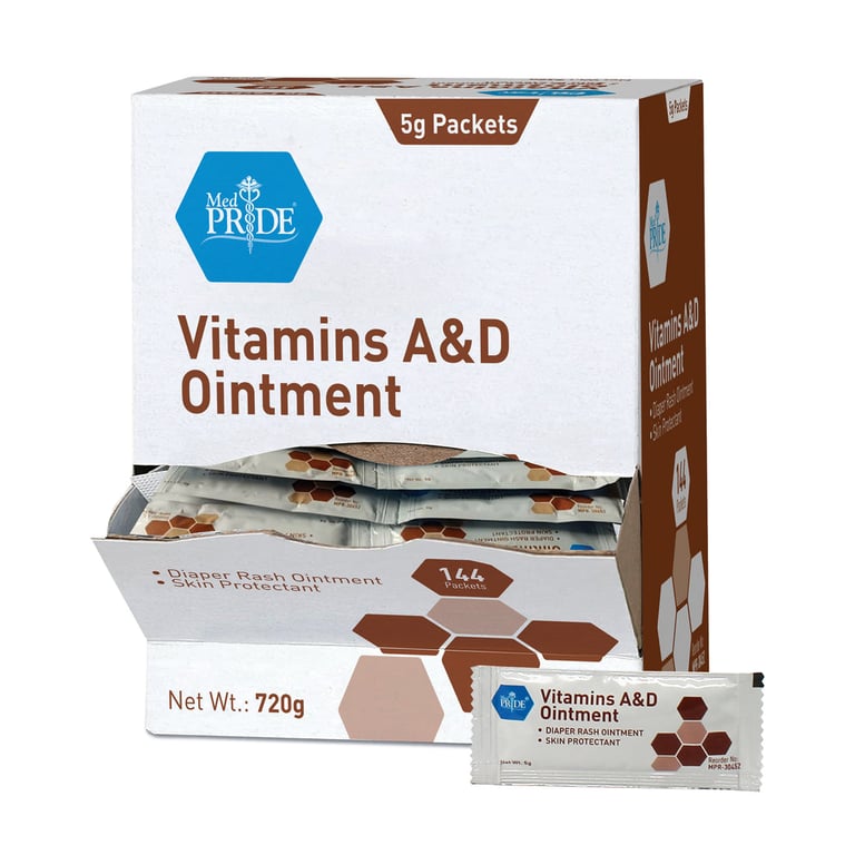MEDPRIDE VITAMIN A&D MOISTURIZING SKIN PROTECTANT OINTMENT 5g