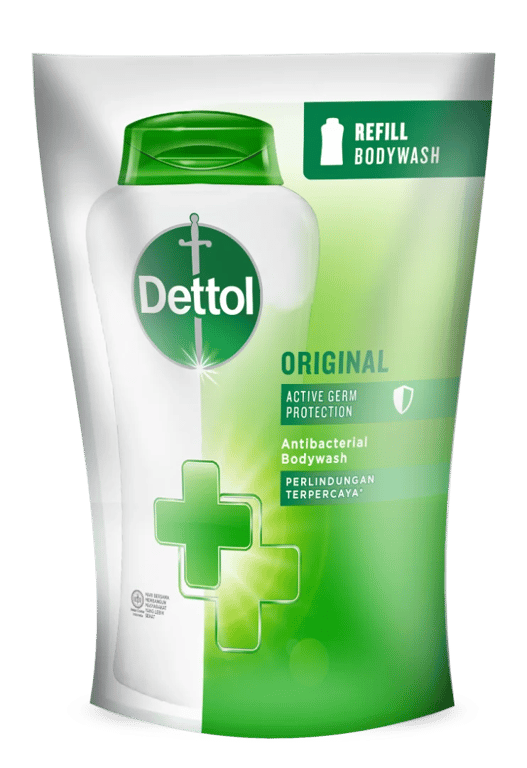 DETTOL BODY WASH POUCH ORIGINAL 900ml 900ml - SINGAPORE