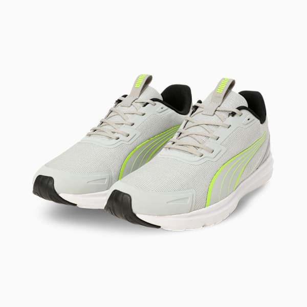PUMA Running Essential Shoes 311805022 - Cool Light Gray-Cool Mid Gray-Yellow Ale - UK 7