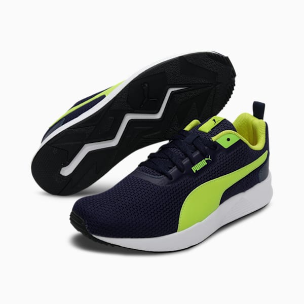 PUMA Core Progressive Shoes 381353012 - Peacoat-Limepunch - UK 10