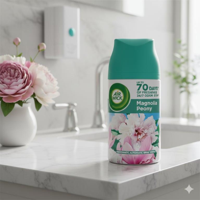 [New] Air Wick Freshmatic Air Care Freshener Refill Magnolia Peony 250ml