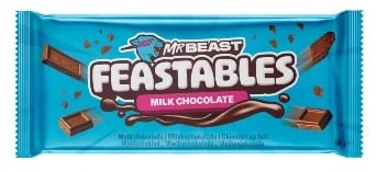 Mr Beast Feastables Milk Chocolate 18x10x60g