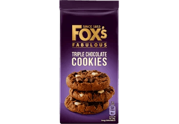 Fox's Fabulous Chocolate Cookies Triple Chocolate 8x180g