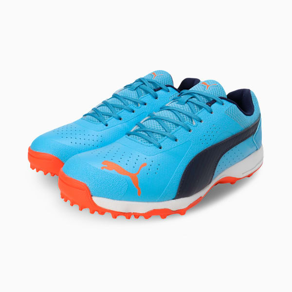 PUMA Cricket Shoes 108240032 - PUMA Navy-Bonnie Blue-Rickie Orange - UK 7