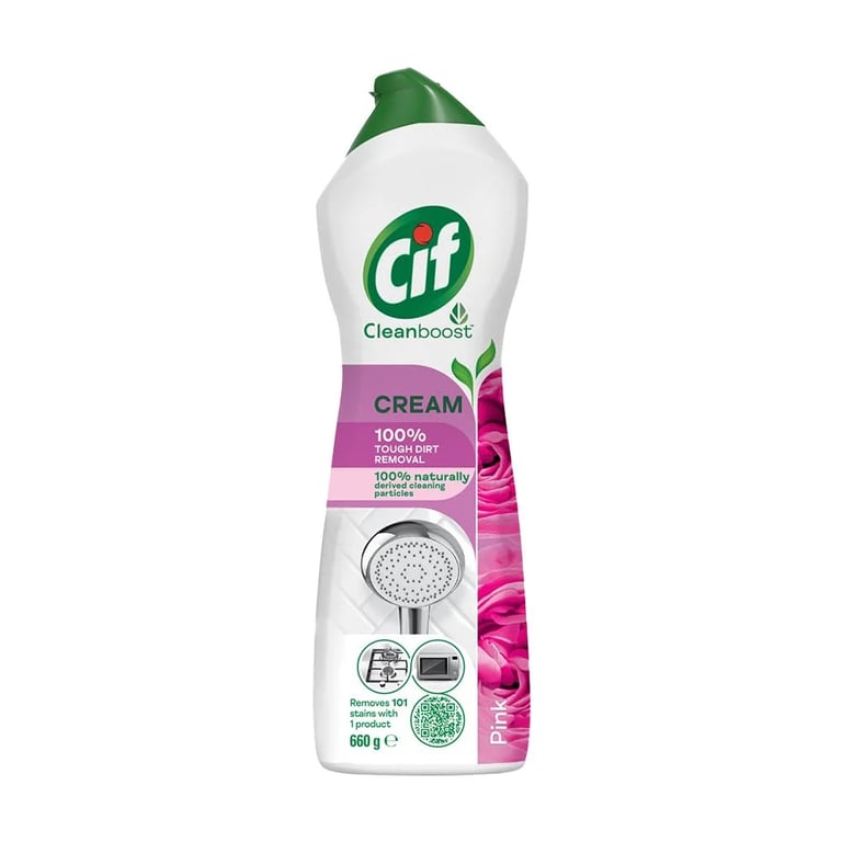 CIF PINK MULTI-PURPOSE CLEANING CREAM STAIN REMOVER 450ml