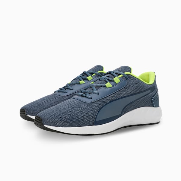 PUMA Running Essential Shoes 310606022 - Inky Blue-Persian Blue-Lime Smash - UK 7
