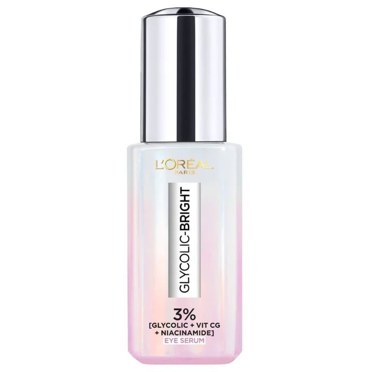 L'OREAL PARIS GLYCOLIC ACID BRIGHT EYE SERUM 20ml - ANTI-AGING & HYDRATING