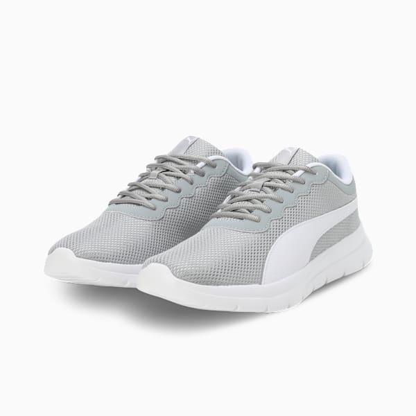 PUMA Running Essential Shoes 379027062 - Cool Mid Gray-PUMA White - UK 8