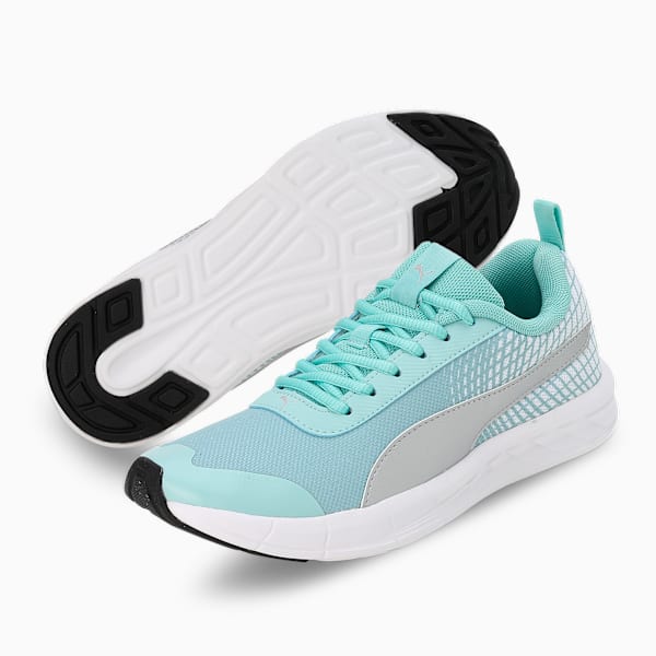 PUMA Running Essential Shoes 379026012 - Eggshell Blue-PUMA Black-PUMA White-PUMA - UK 5