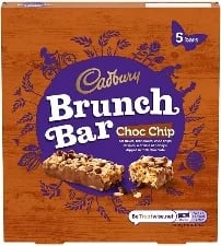 Cadbury Brunch Choc Chip 4pk (4x28g) NEW 8x112g
