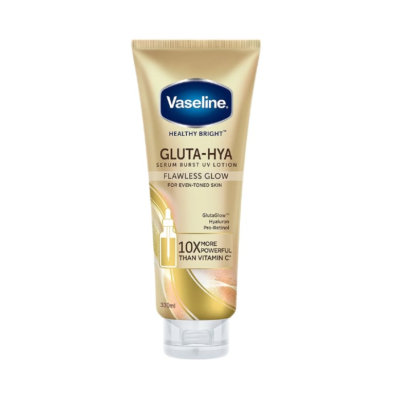 VASELINE GLTA FLWBGHT+OVT 12(330ML+70ML)