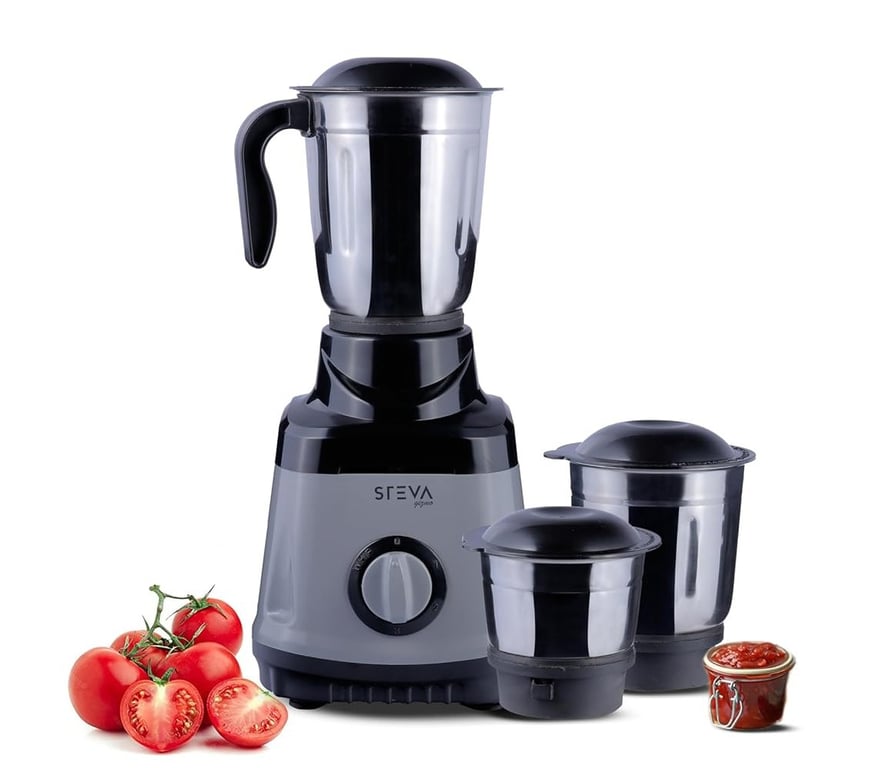 STEVA PRELOOK MIXER GRINDER 550W WITH MULTIPLE JARS