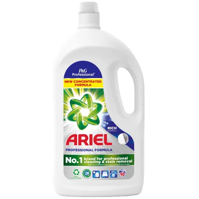 ARIEL PROFESSIONAL LIQUID DETERGENT ORIGINAL LONG-LASTING FRESHNESS 90 WASHES