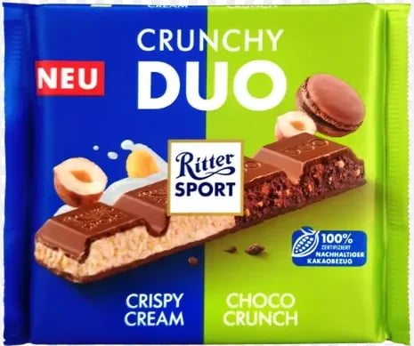 Ritter Sport Crunchy Duo 12x218g