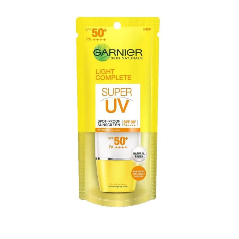 GARNIER UV NATURALS INVISIBLE DAILY SUNSCREEN FACE CREAM SPF30 30ml X2, 95g