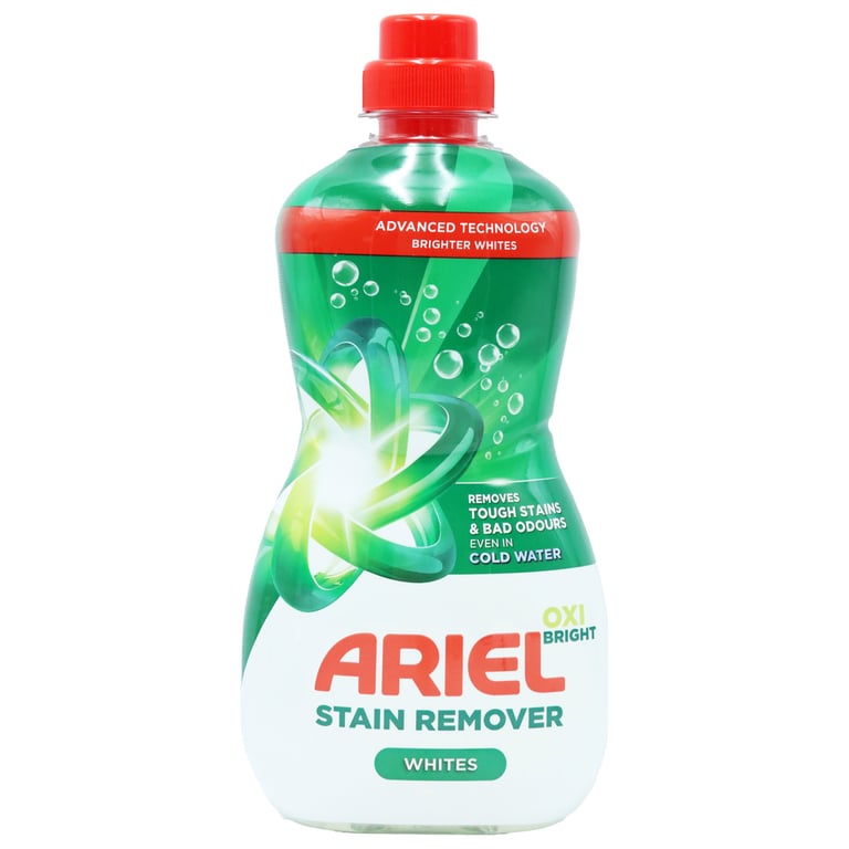 ARIEL STAIN REMOVER GEL FOR WHITES POWERFUL CLEANING LAUNDRY 800ml