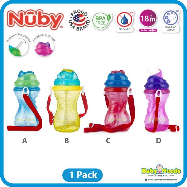 Nuby 1PK 420ml Flip It Cup